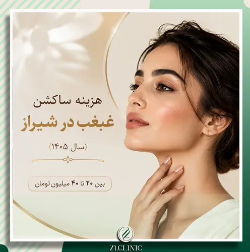 اینفوگرافی هزینه ساکشت غبغب در شیراز سال 1405: بین 20 تا 40 میلیون تومان
